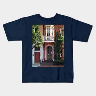 Harrisburg PA - Green and Red Doors Kids T-Shirt